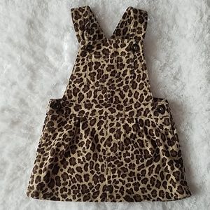 Carter's Leopard Overall Dress